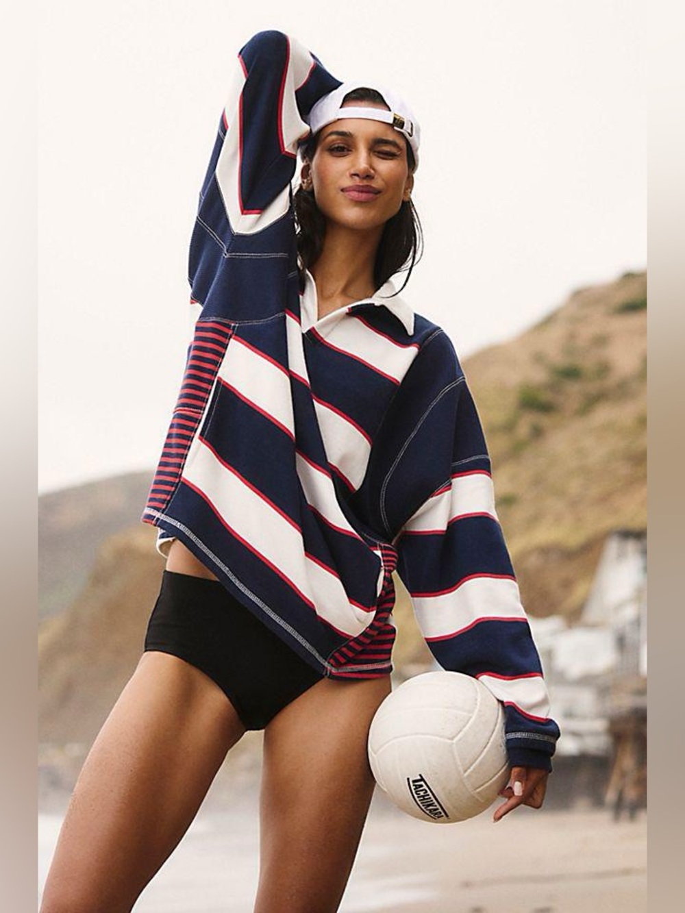 Free People Work It Out Printed Pullover Size S